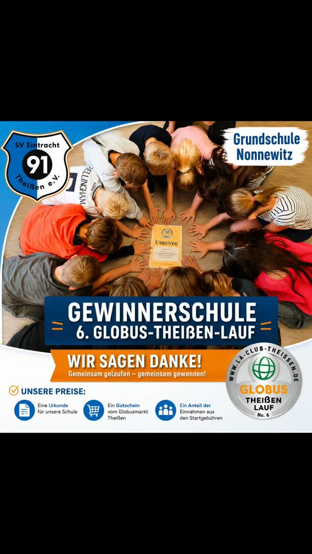 Wir stellen hiermit unsere beiden Gruppengewinner des diesjährigen globus-theissen-lauf vor.
@laclubtheissen
#theißen #sportverein #leichtathletik #lact #gtl